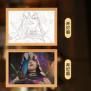 Quadro Jinx néon Led noturno Arcano