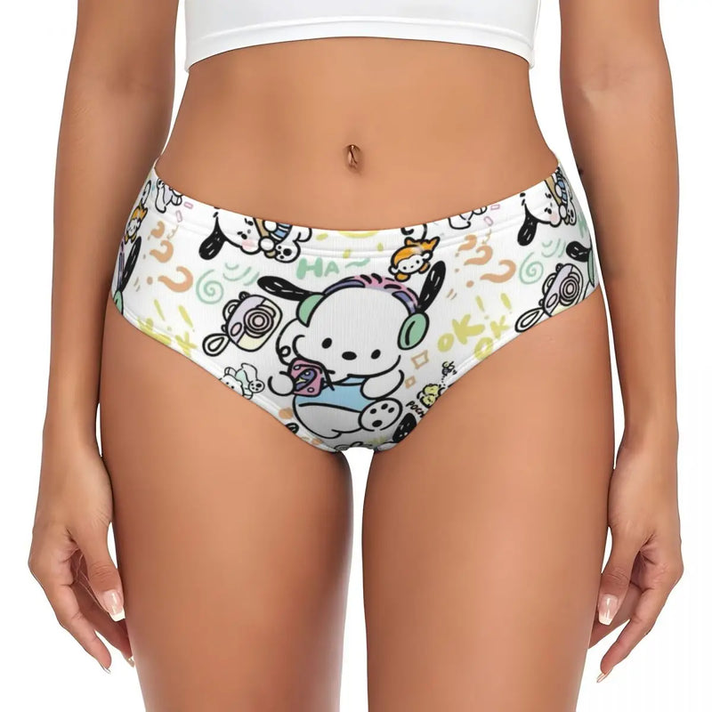 Calcinha Pochacco Estilo Kawaii