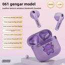 Fone de ouvido bluetooth Gengar Anime Pokemon