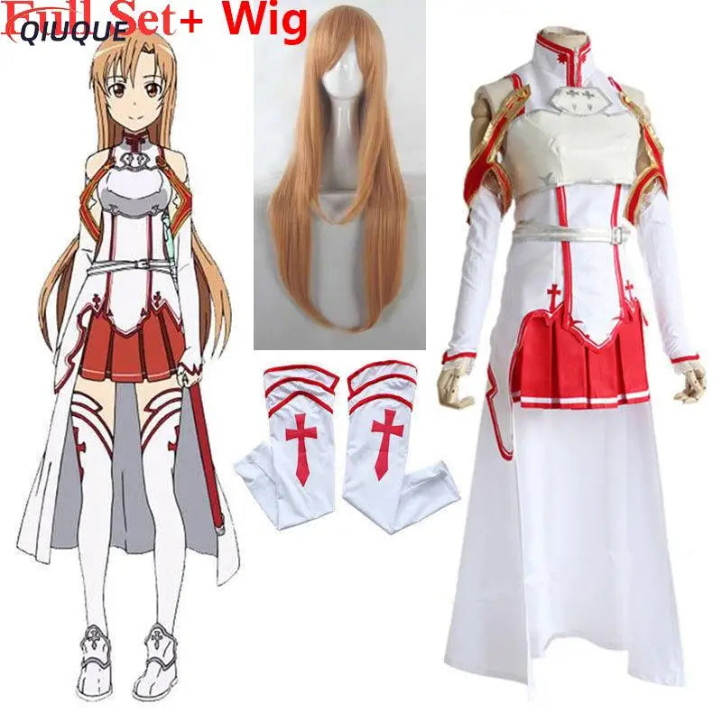 Cosplay Asuna Yuuki Anime sword art online