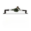 Régua  Eren Jaeger,Mikasa Ackerman,Armin Arlert,Levi Ackerman,Reiner Braun Anime Ataque em titã - 21cm