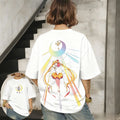 Camiseeta Casual Anime Sailor moon