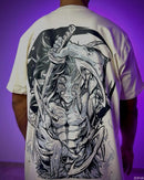Camiseta Demon slayer Estilo streetwear Algodão