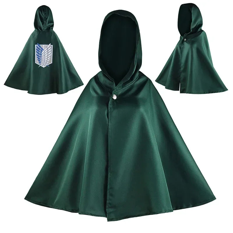 Cosplay Levi, Mikasa, Eren, Hange Zoe Anime attack on titan