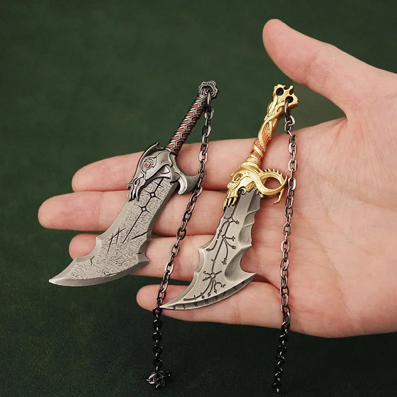 Chaveiro kratos lâminas de caos, olympus