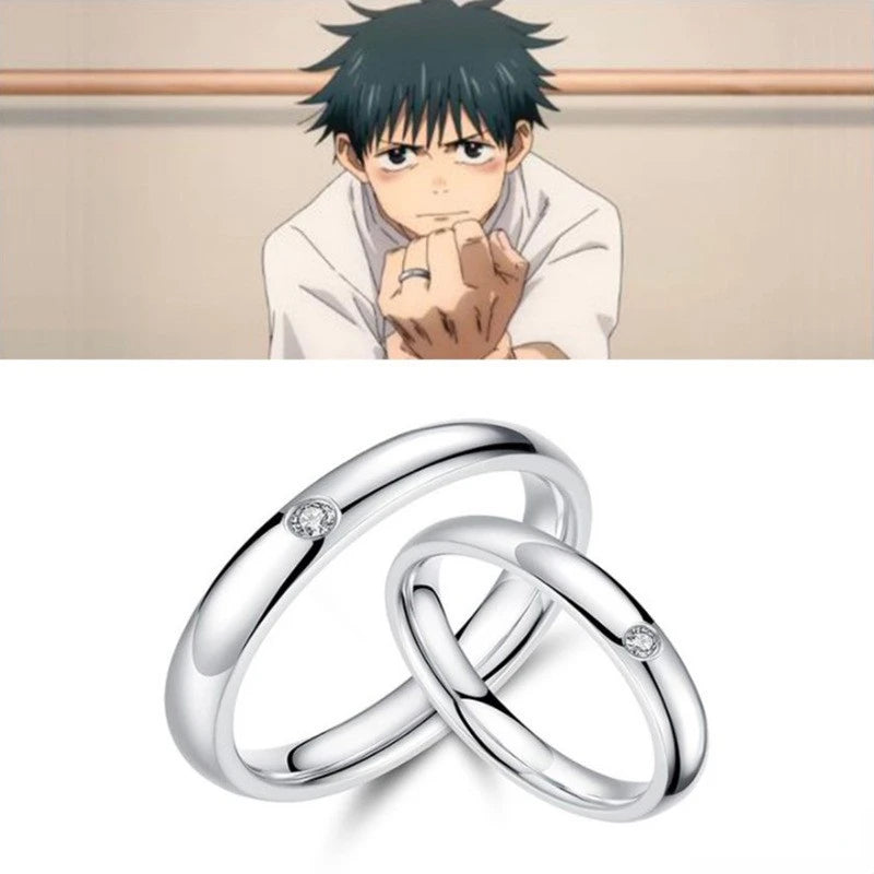 Anel para casal okkotsu yuta rika Anime jujutsu kaisen