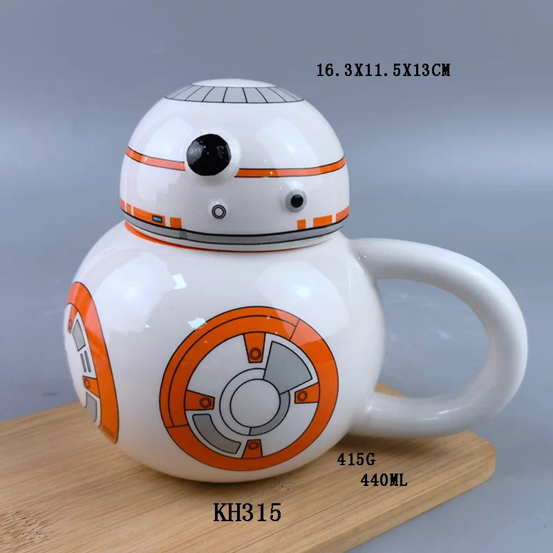 Caneca de cerâmica estereoscópica 3D STAR WARS