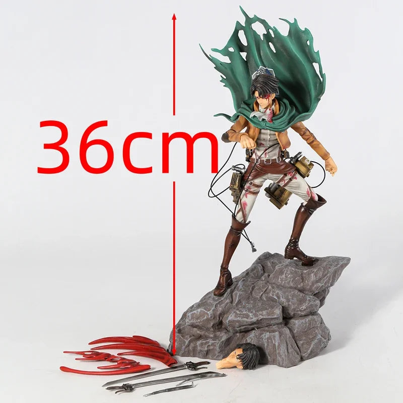 Action Figure Levi Ackerman Anime attack on titan
