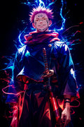 Japonês popular menino quadrinhos poster imprime fantasia escura escola batalha anime pintura em tela sala de estar menino decoração casa