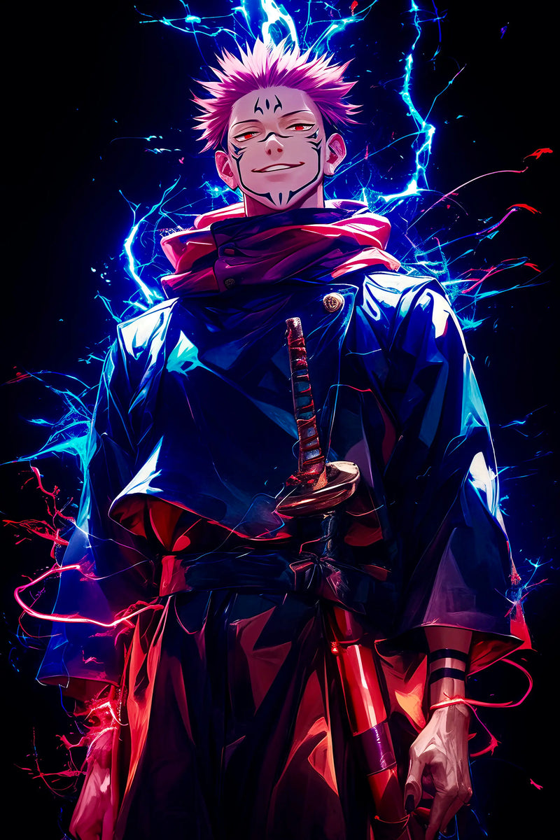 Japonês popular menino quadrinhos poster imprime fantasia escura escola batalha anime pintura em tela sala de estar menino decoração casa