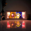 Luminária de luz em papel diversos anime