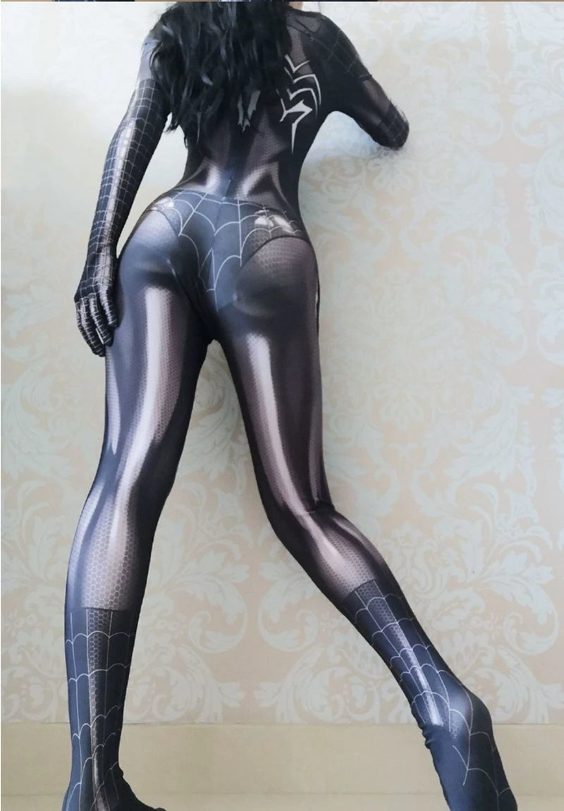 Cosplay Spiderman/venom feminina