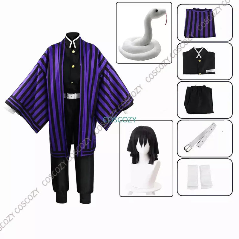 Cosplay Iguro Obanai Anime demon slayer