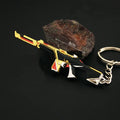 Valorant corpo a corpo reaver 2.0 karambit chaveiro para homem jogo periférico m4 samurai punhal modelo metal chaveiro pingente jóias presente
