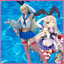 Cosplay Kanmusu Shimakaze Anime Kantai Kancolle Feminino