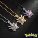 Colar de metal pokemon gengar anime Pkemon