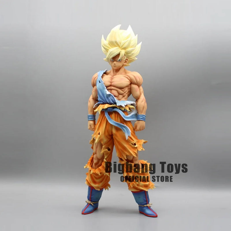 Action Figure Goku Super Saiyajin Anime Dragon Ball Z, 28cm