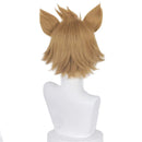 Peruca Gorou com orelhas Game Genshin Impact