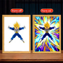 Quadro em led night Anime Dragon ball z