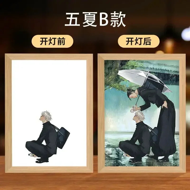Quadro LED Night Light satoru gojo Anime Jujutsu Kaisen