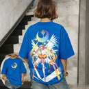 Camiseeta Casual Anime Sailor moon