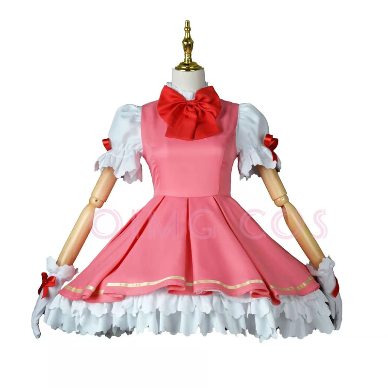 Kinomoto sakura cosplay traje carnaval uniforme peruca anime trajes de halloween feminino jogo
