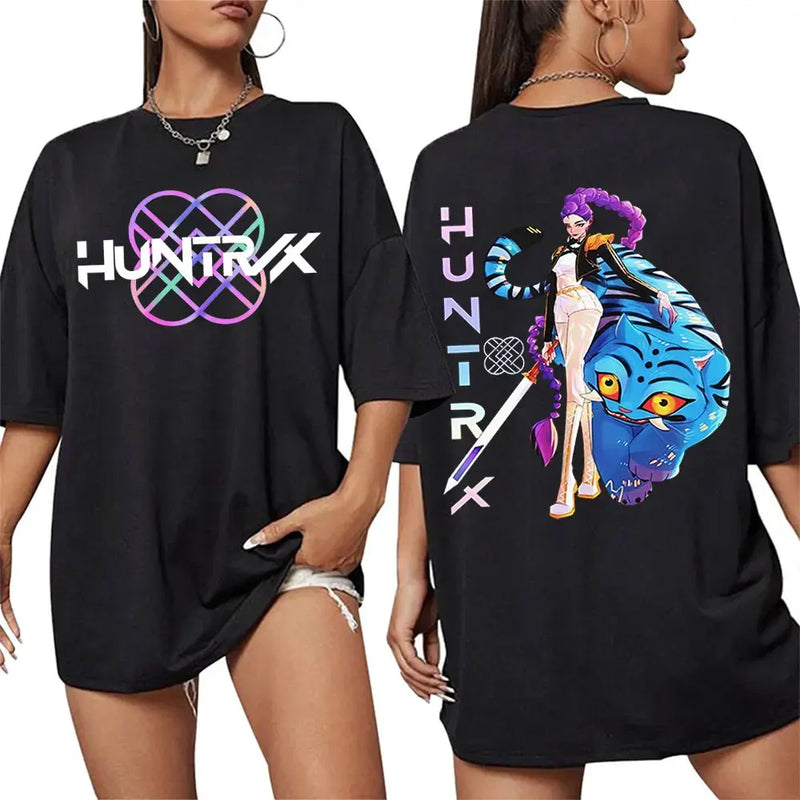 Camiseta Anime kpop huntrix Demon Hunters