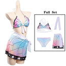 Biquíni Kochou Shinobu Anime demon Slayer, 3 pcs