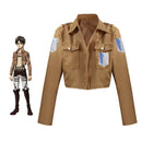 Cosplay Levi, Mikasa, Eren, Hange Zoe Anime attack on titan