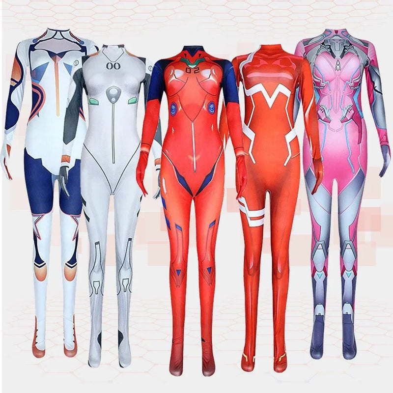 Cosplay asuka ts dva daji zero two02 kiana ayanami rei