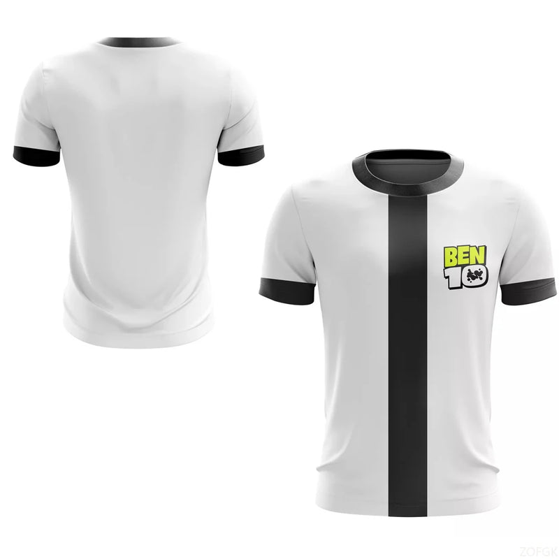 2025 anime omnitrix ben10 cosplay camisetas 3d ben tennyson impressão criança dos desenhos animados camiseta verão das mulheres dos homens harajuku manga curta y2k topos
