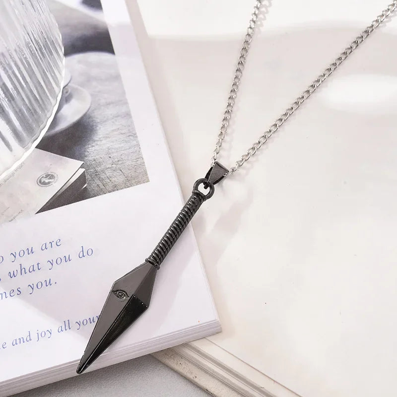 Colar Naruto, Kakashi, Kunai, Zumaki, Shuriken,