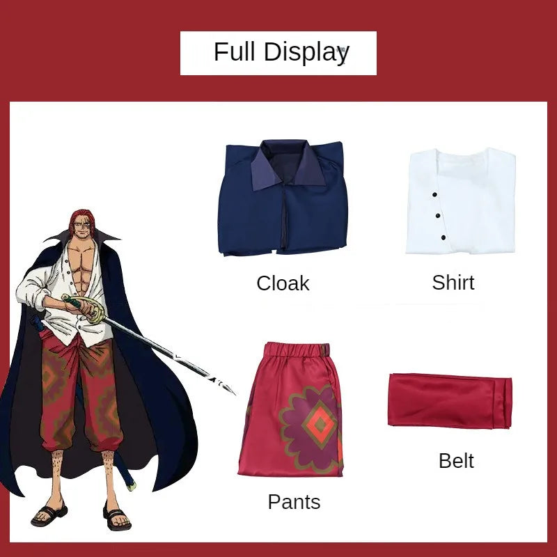 Cosplay Shanks Anime one piece