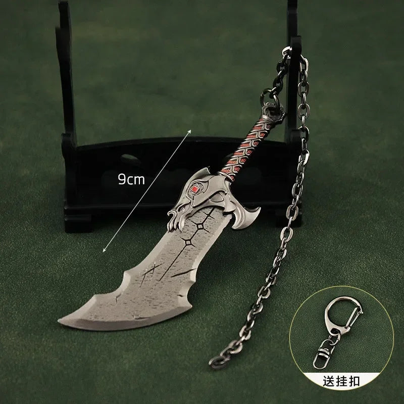 Chaveiro kratos lâminas de caos, olympus