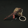 Valorant corpo a corpo reaver 2.0 karambit chaveiro para homem jogo periférico m4 samurai punhal modelo metal chaveiro pingente jóias presente