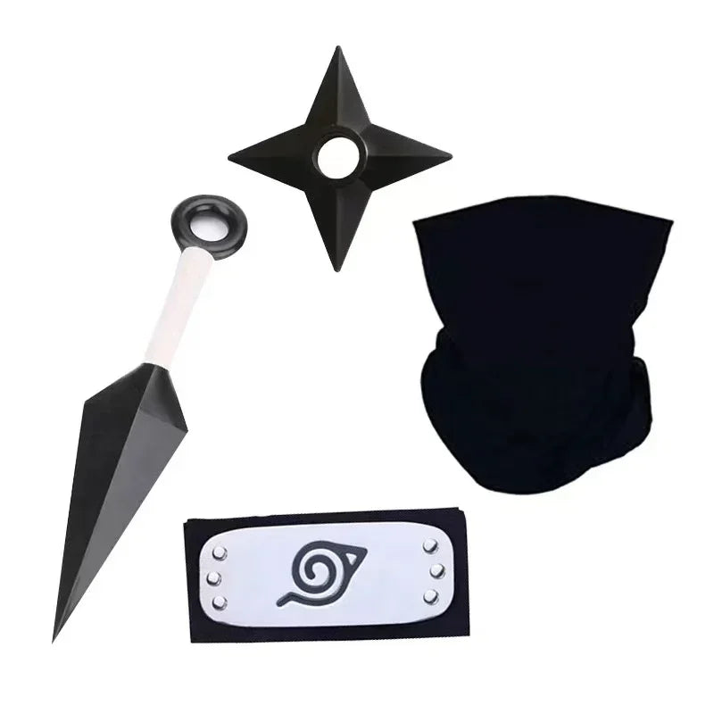 Acessórios Kakashi, Luvas, Máscara Kunai, Luvas Uchiha Anime Naruto