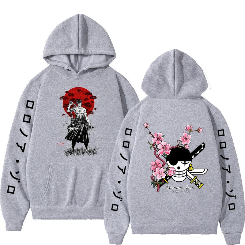 Moletom Anime One piece, Luffy, Roronoa, Zoro, Sanji, Estilo Harajuku, 1 peça