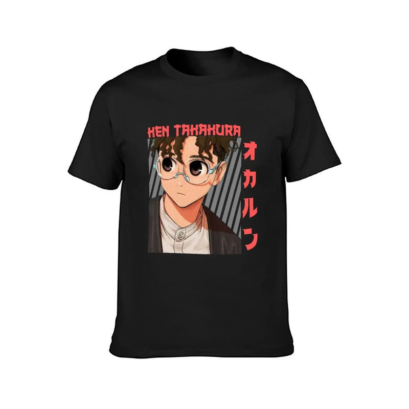 Camiseta Dandadan Okarun masculina, roupas anime de Ken Takakura, nova edição, sublime, grande e alta, camisetas masculinas
