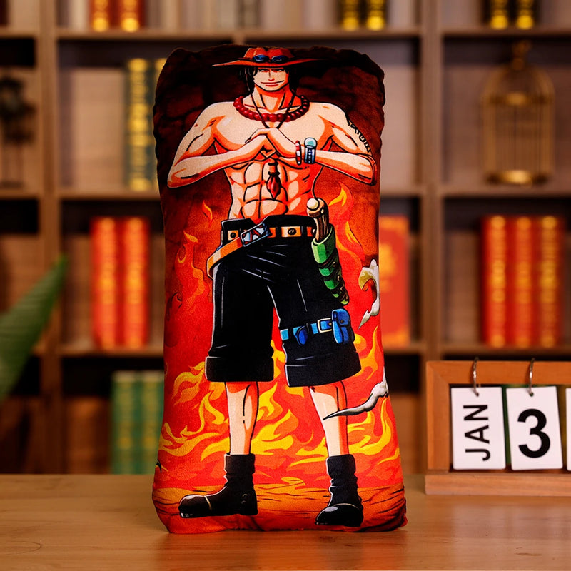 Pelucia Luffy, helicóptero, ás, roronoa, zoro, hastes Anime One piece 45cm
