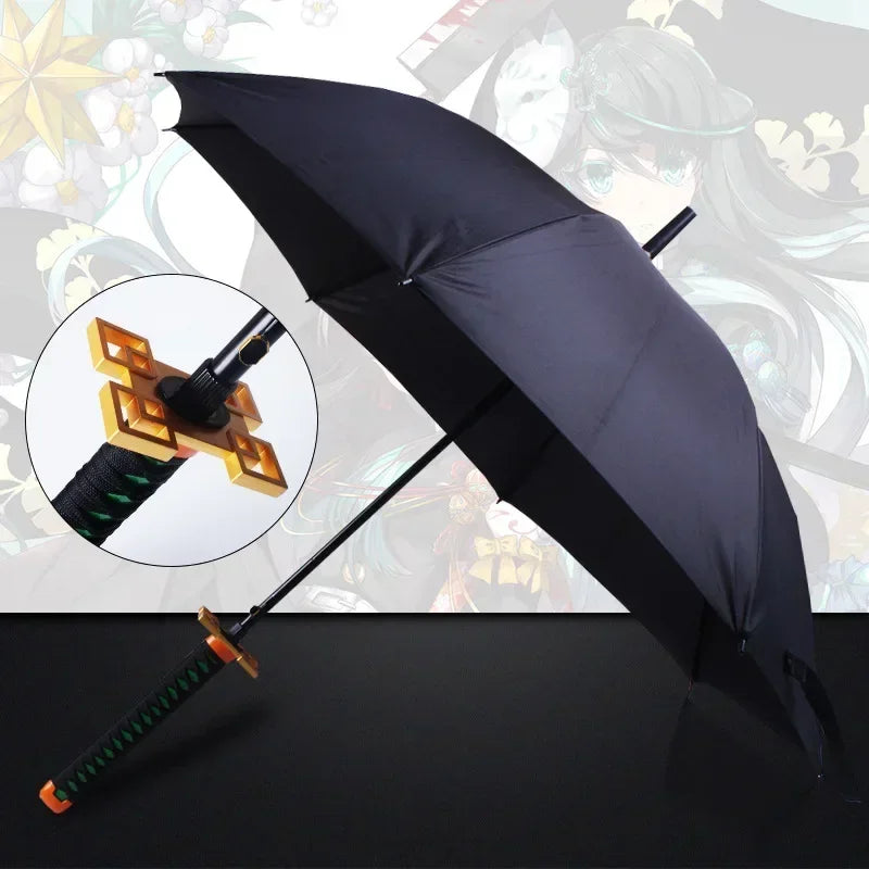 Guarda-chuva Katana Anime Demon Slayer, Tamanho Real