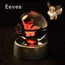 Pokeball Pikachu, Gengar, Mew, Mewtwo, Lamp Base, 3D Crystal Ball