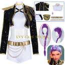 Cosplay rumi, mira & zoey Anime kpop huntrix Demon Hunters