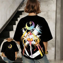 Camiseeta Casual Anime Sailor moon