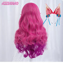 Peruca Ahri Game LOL, 70cm