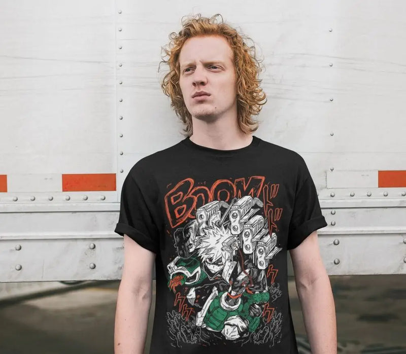 Camiseta Bakugo Katsuki Anime My Hero Academia