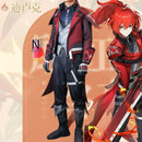 Cosplay Diluc Game Genshin Impact