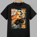 Camiseta agatsuma zenitsu Anime Demon slayer