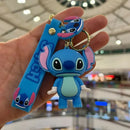 chaveiro mickey, stitch & xepa