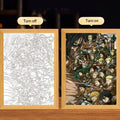 Quadro noturno Led Light Anime Attack on Titan