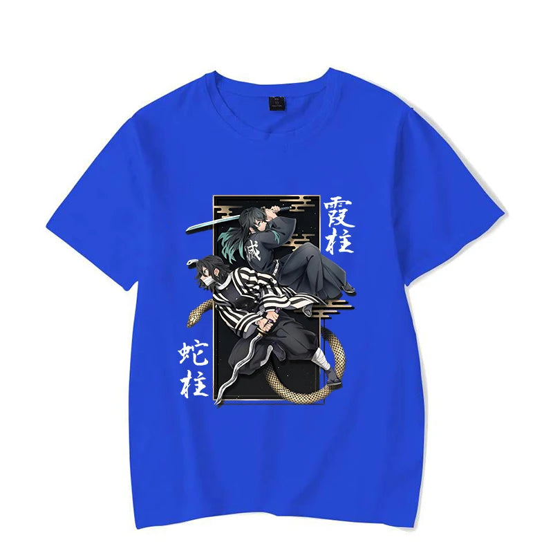 Camiseta Tokitou Muichirou Iguro Obanai Anime demon slayer